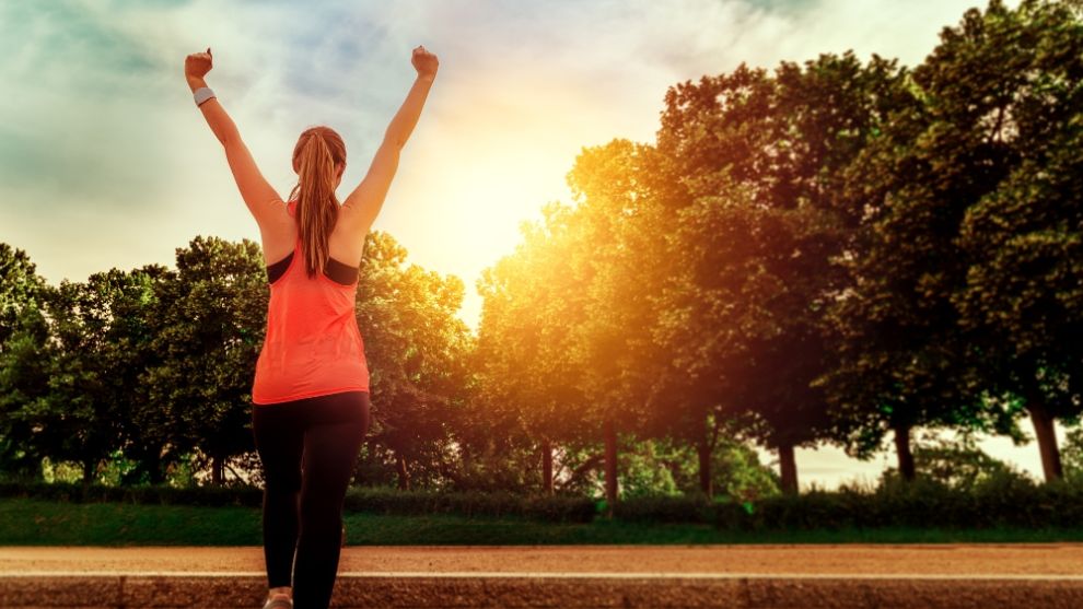 Frau beim Sport