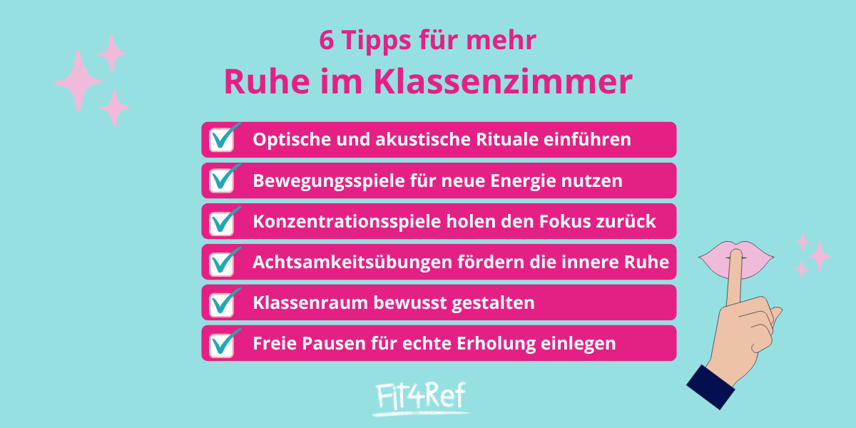 Ruhe im Klassenzimmer