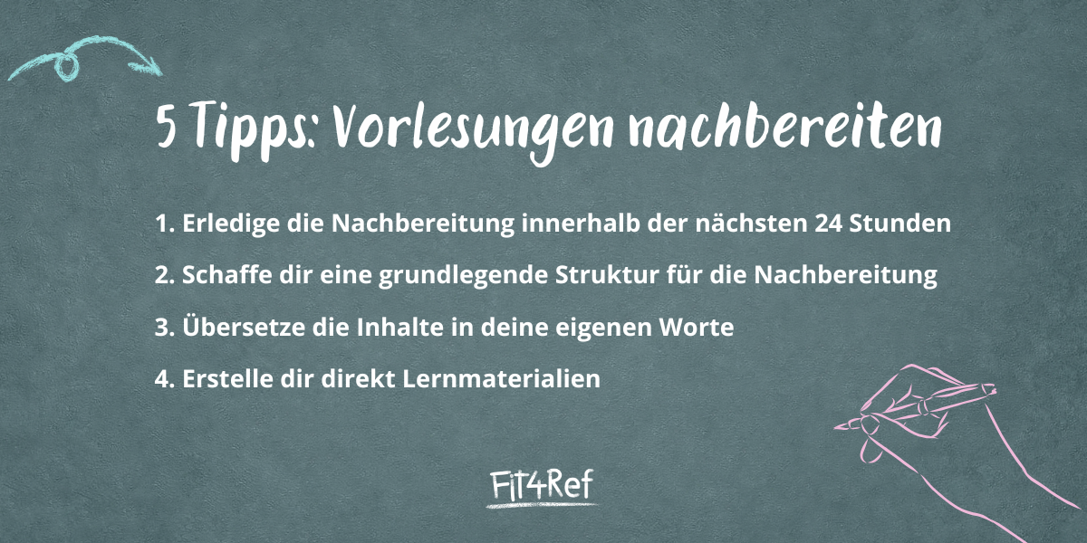 Vorlesungen nachbereiten