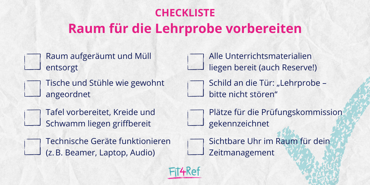 Lehrprobe im Vorbereitungsdienst 💡