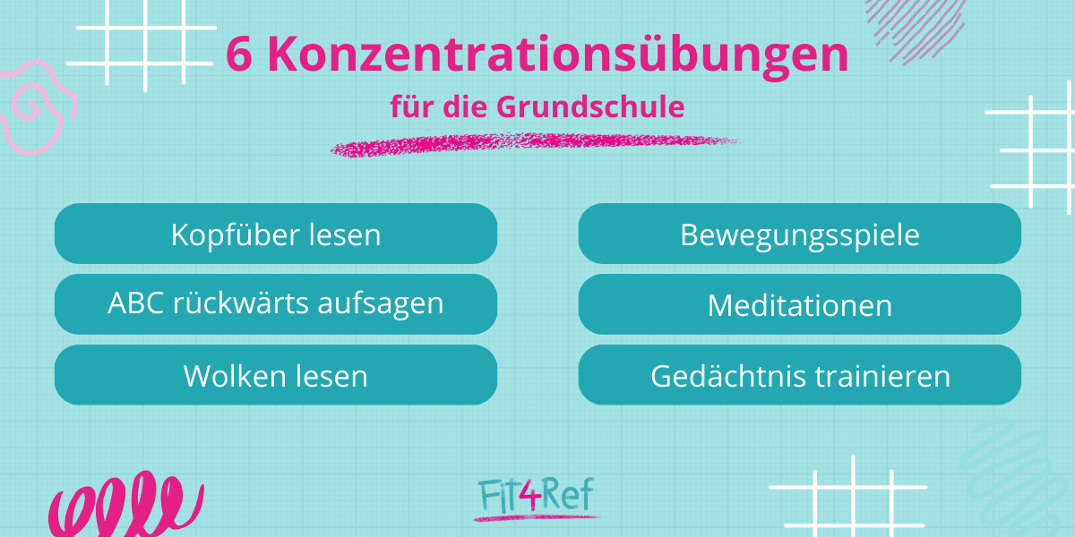 Konzentrationsübungen für die Grundschule