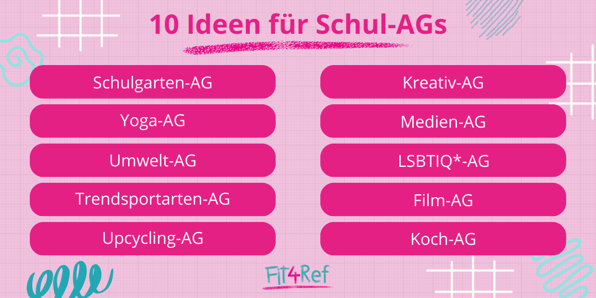 10 Ideen für Schul-AGs