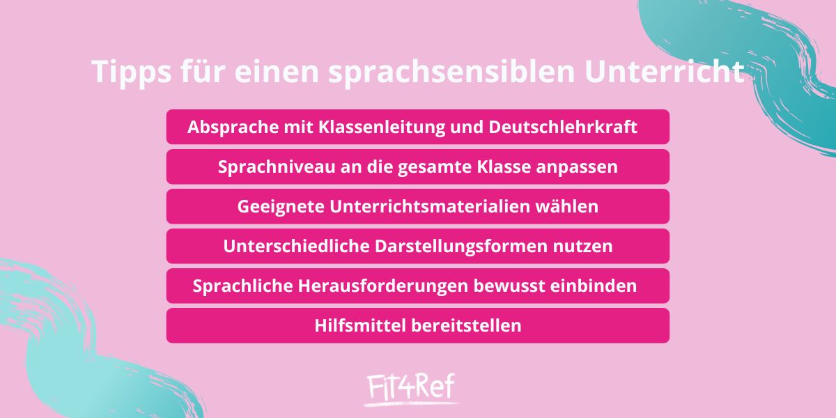 Sprachsensibler Unterricht für größere Lernerfolge