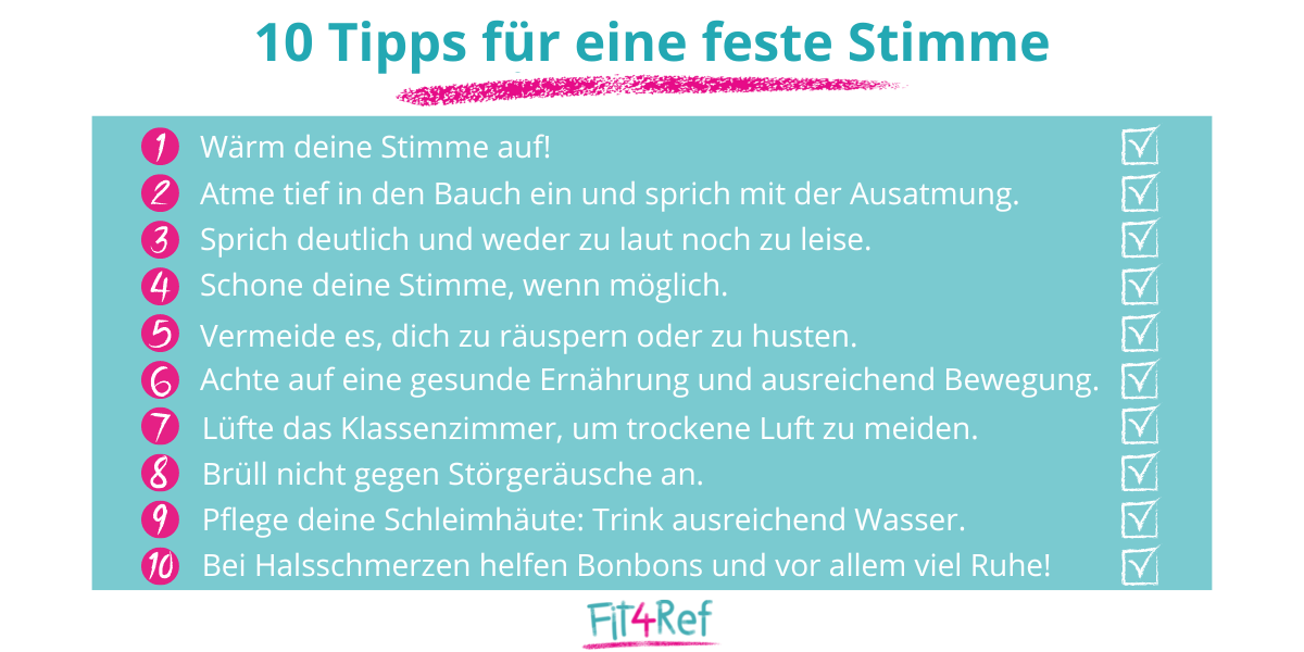 Stimmtraining für Lehrer*innen